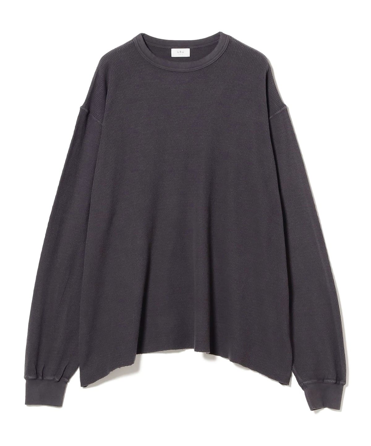URU ウル / Crew Neck Long Sleeve T-shirt Tシャツ・カットソー MEN I. BLACK ONE SIZE URU ウル / Crew Neck Long Sleeve T-shirt Tシャツ・カットソー MEN I. BLACK ONE SIZE