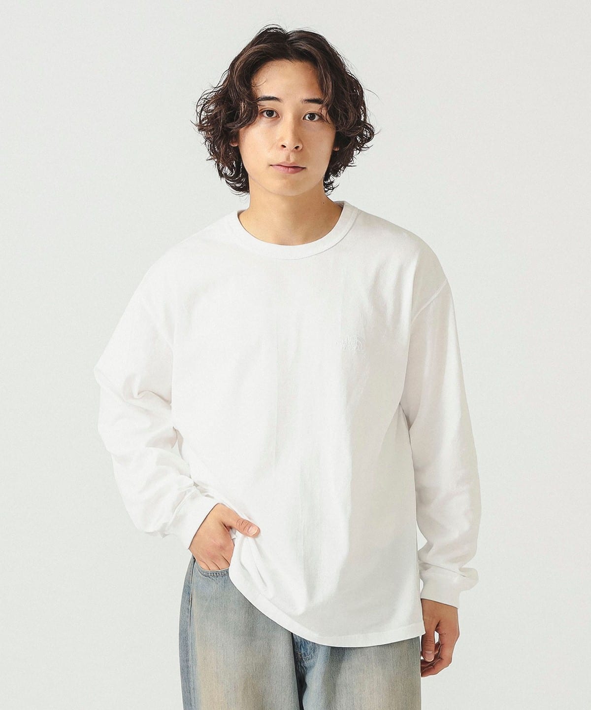 【別注】THE NORTH FACE PURPLE LABEL ザ・ノース・フェイス パープルレーベル / ロゴ ロングスリーブ Tシャツ Tシャツ・カットソー MEN WHITE XL 【別注】THE NORTH FACE PURPLE LABEL ザ・ノース・フェイス パープルレーベル / ロゴ ロングスリーブ Tシャツ Tシャツ・カットソー MEN WHITE XL