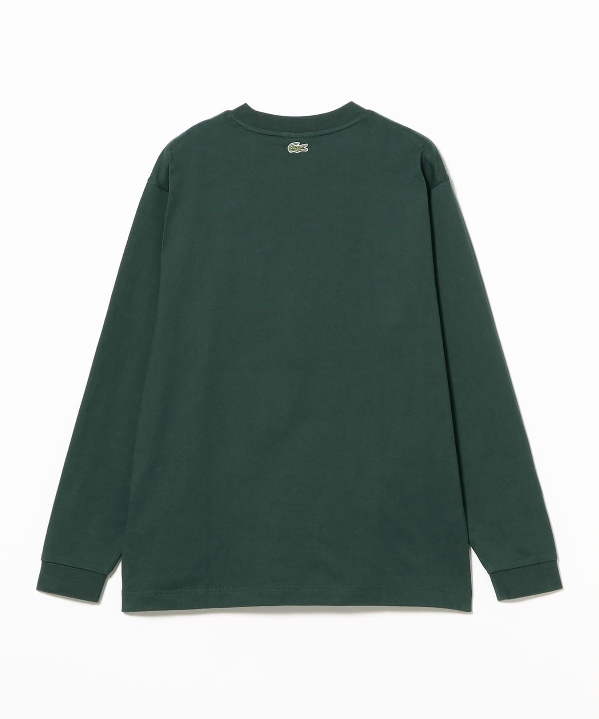 ラコステ × ビームス 別注 ビッグ ワニ ロングスリーブ Tシャツ ブラック LACOSTE - LACOSTE BEAMS別注 ビッグワニ ロングスリーブTシャツ