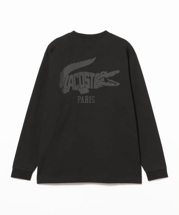 BEAMS（ビームス）【別注】LACOSTE / トーナルロゴ ロングスリーブT