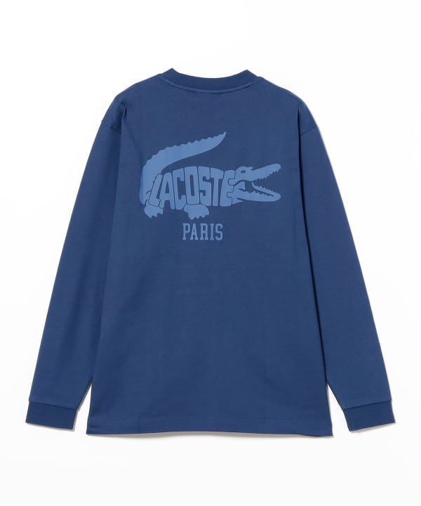 BEAMS（ビームス）【別注】LACOSTE / トーナルロゴ ロングスリーブT