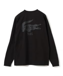 【+15%ポイントUP】【別注】LACOSTE / トーナルロゴ ロングスリーブTシャツ