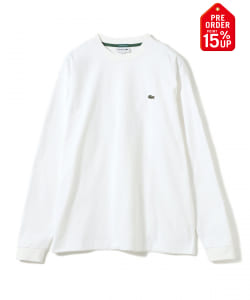【+15%ポイントUP】【別注】LACOSTE / トーナルロゴ ロングスリーブTシャツ