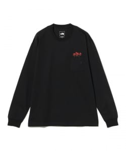 THE NORTH FACE / ロングスリーブ フラッシュドライフラワー ロゴティー