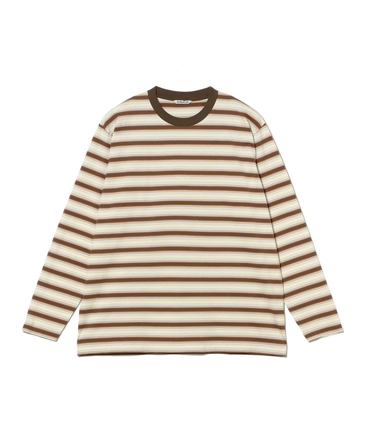 トップス GRADIENT STRIPE JERSEY L/S TEE BEAMS（ビームス）AURALEE / GRADIENT STRIPE JERSEY L/S TEE（Tシャツ