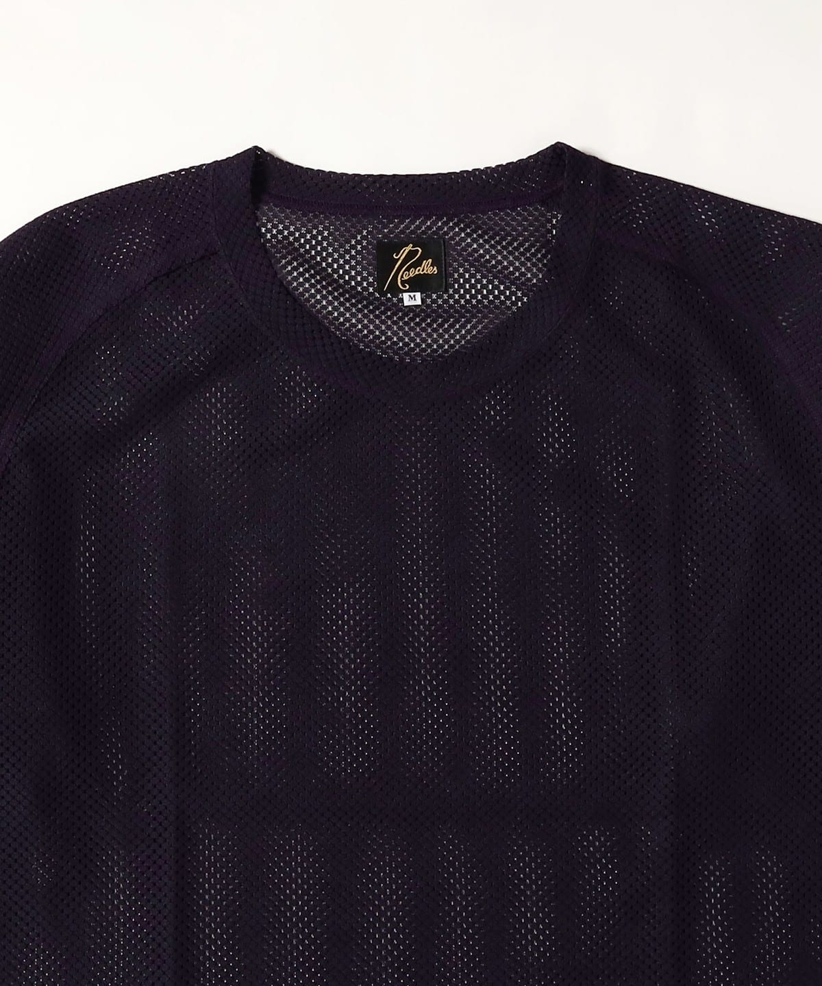 BEAMS（ビームス）NEEDLES / L/S U-Neck Tee - Geo Raschel Lace（T 