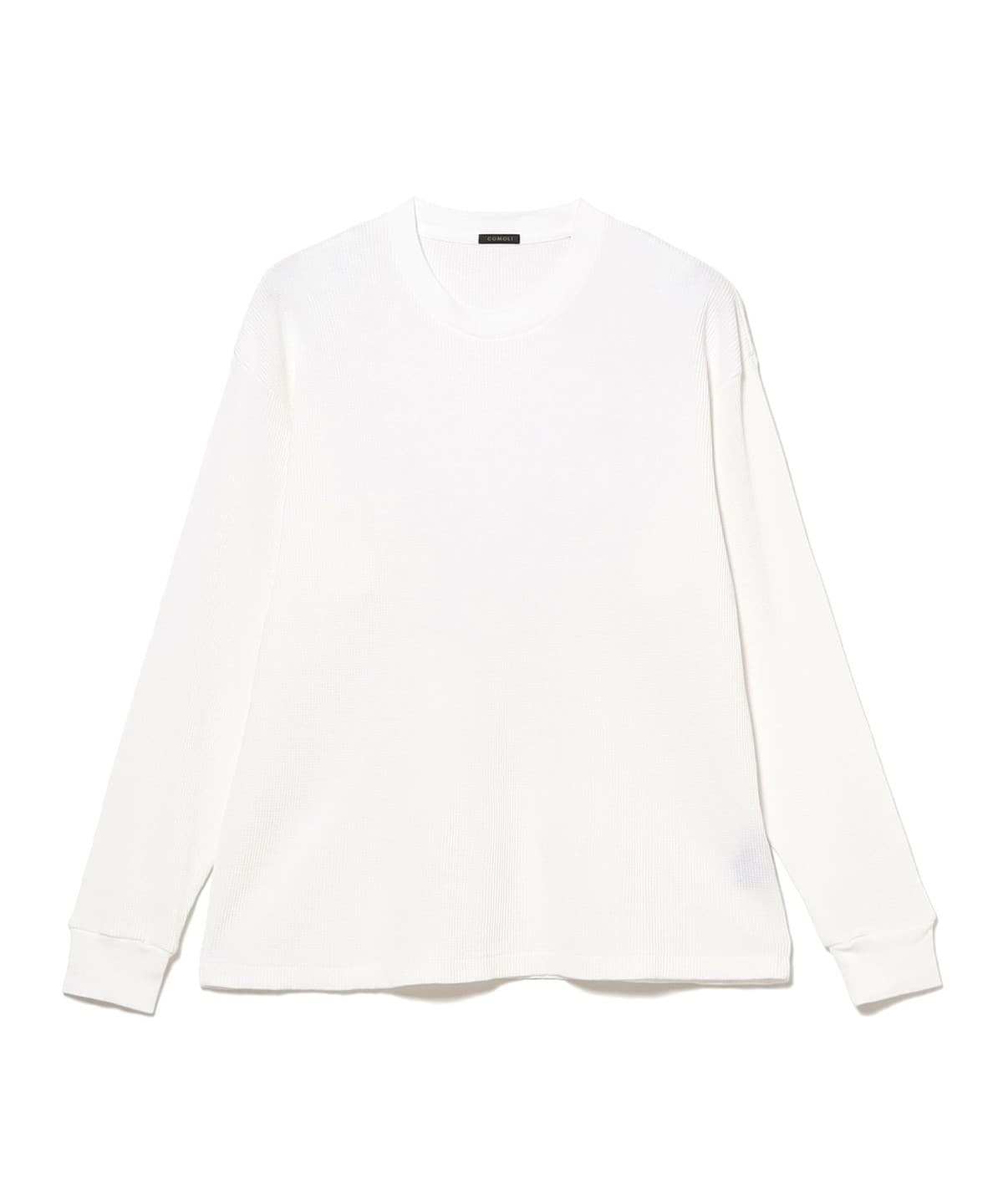 BEAMS（ビームス）COMOLI / コットンワッフル 長袖Tシャツ（Tシャツ 