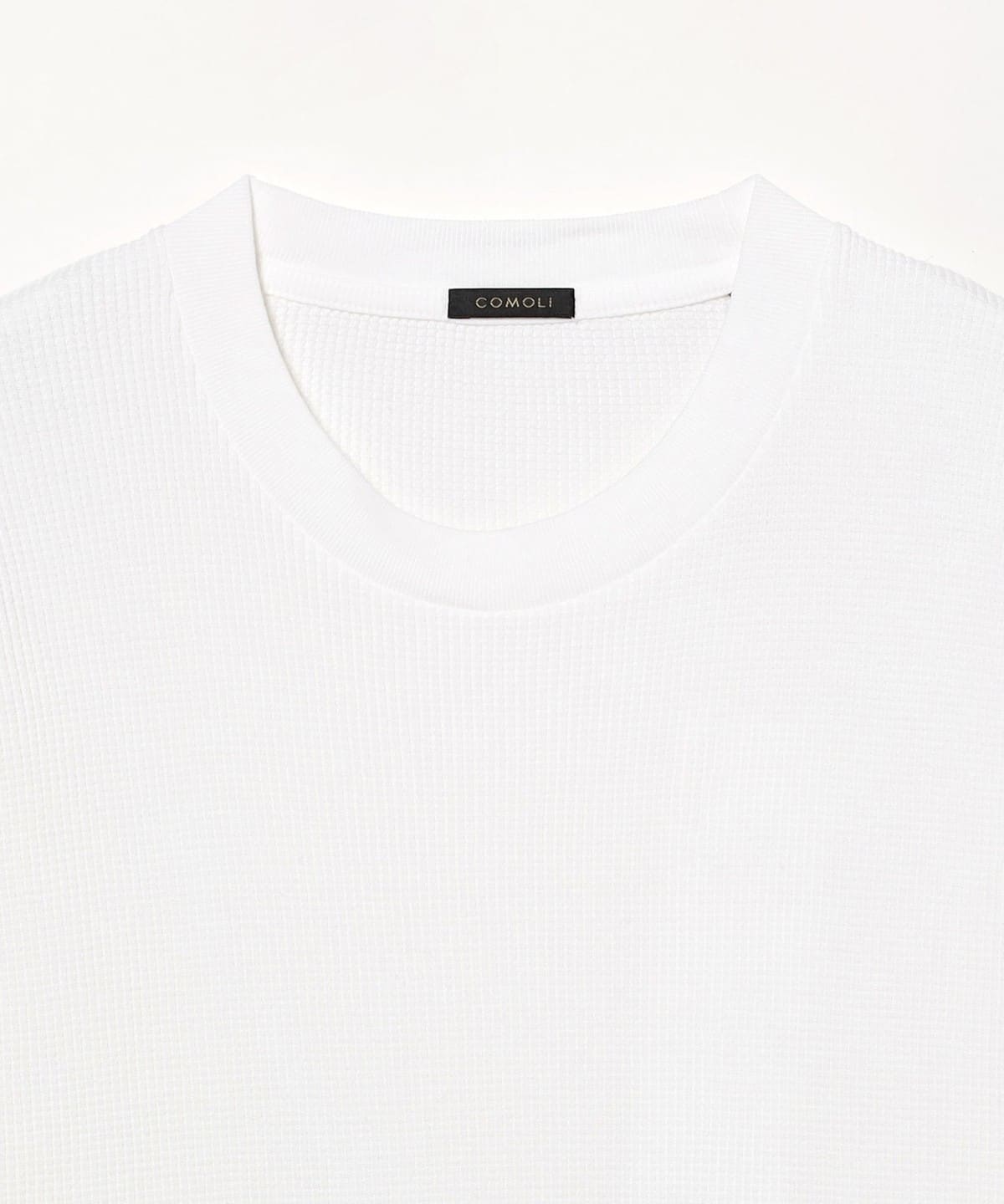 BEAMS（ビームス）COMOLI / コットンワッフル 長袖Tシャツ（Tシャツ