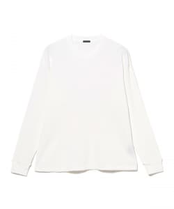 COMOLI / コットンワッフル 長袖Ｔシャツ