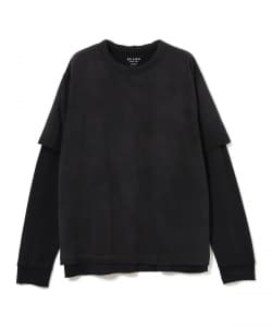 レイヤード フェード ロングスリーブ Tシャツ
