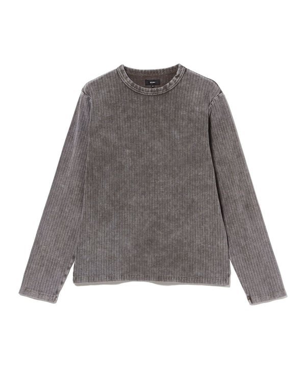 フェード リブ ロングスリーブTシャツ