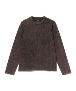 フェード リブ ロングスリーブTシャツ