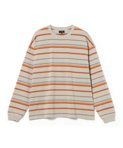 ルーズ ボーダー ロングスリーブ Tシャツ