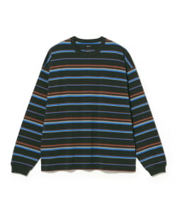 ルーズ ボーダー ロングスリーブ Tシャツ