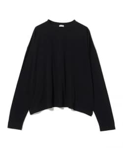 INSCRIRE / Cotton Silk Over Size Long T- Shirt