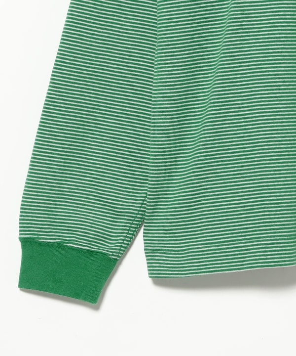 tone / Brushed Rib Knit Striped L/S Tee