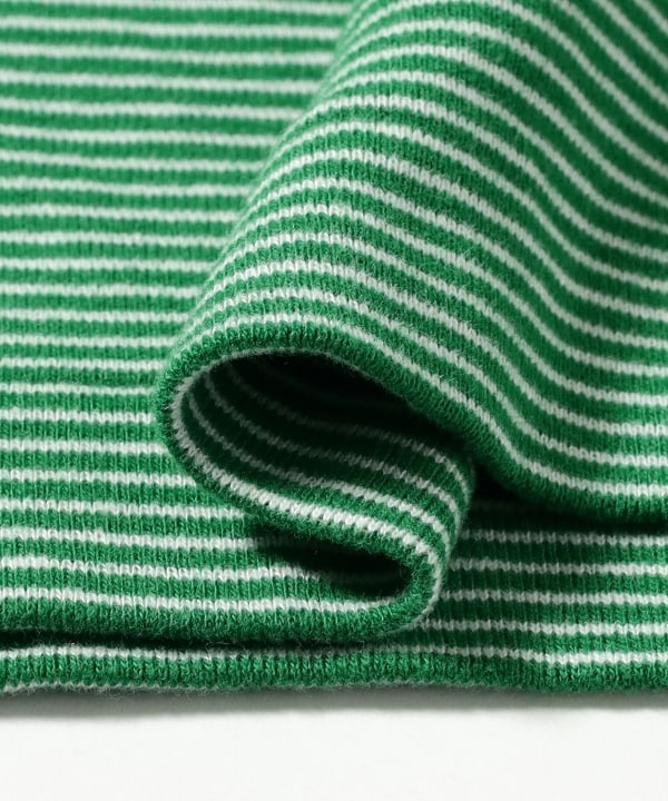 tone / Brushed Rib Knit Striped L/S Tee