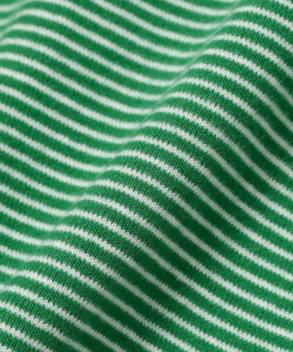 tone / Brushed Rib Knit Striped L/S Tee