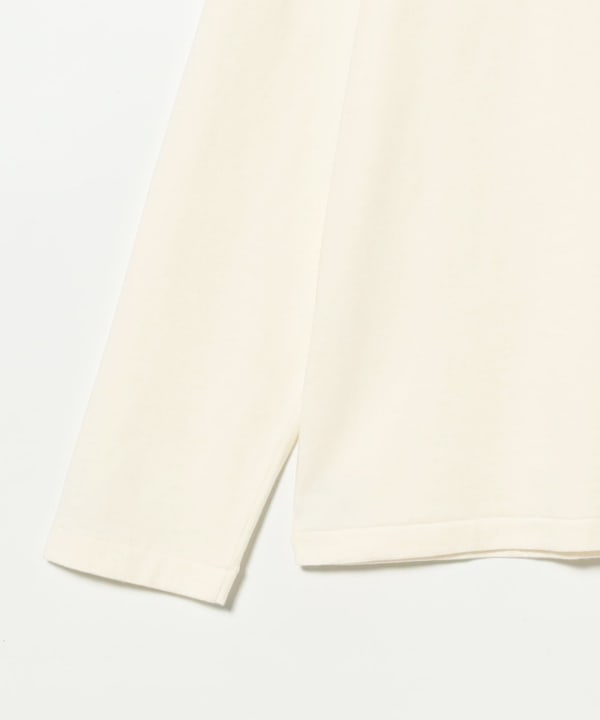 AURALEE / BRUSHED ORGANIC COTTON JERSEY L/S TEE