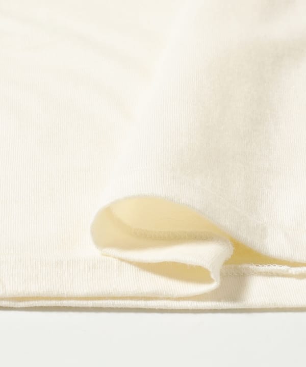 AURALEE / BRUSHED ORGANIC COTTON JERSEY L/S TEE
