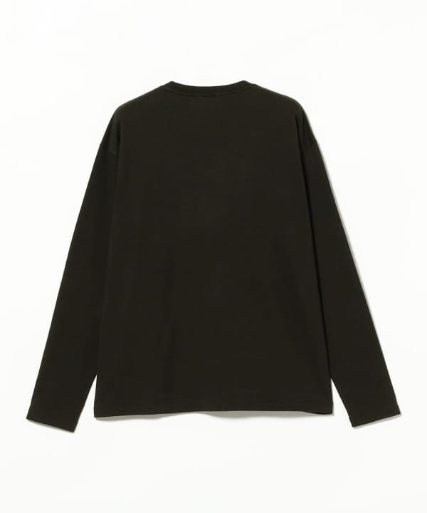 AURALEE / BRUSHED ORGANIC COTTON JERSEY L/S TEE