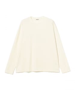 AURALEE / BRUSHED ORGANIC COTTON JERSEY L/S TEE