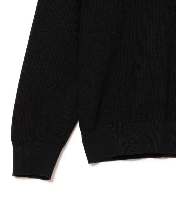 [Special order] FRED PERRY / Skipper Knit Long Sleeve Polo Shirt - Ribbed cuffs for a three-dimensional look