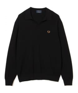 【+10%ポイントUP】【別注】FRED PERRY / Skipper Knit Long Sleeve Polo Shirt