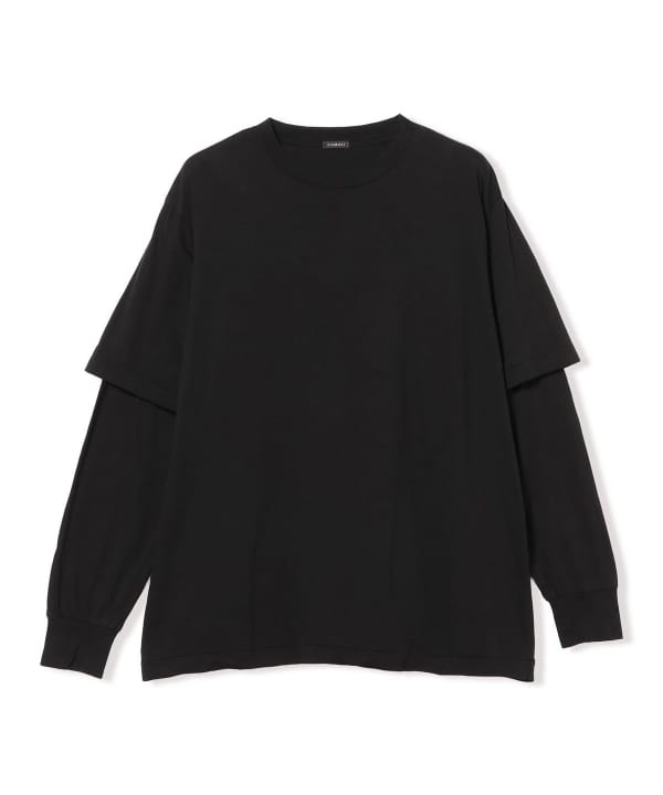 COMOLI / THINコットン レイヤードTシャツ
