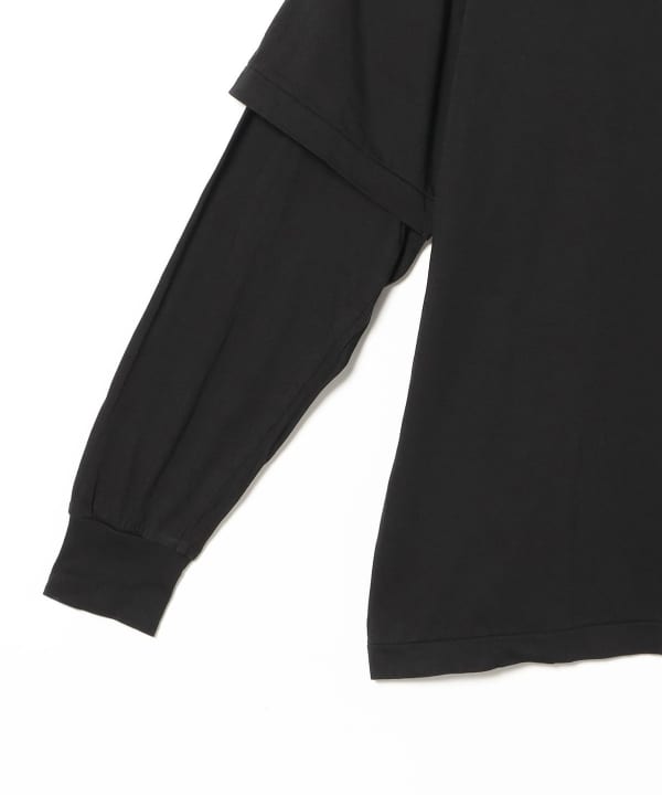 COMOLI / THINコットン レイヤードTシャツ