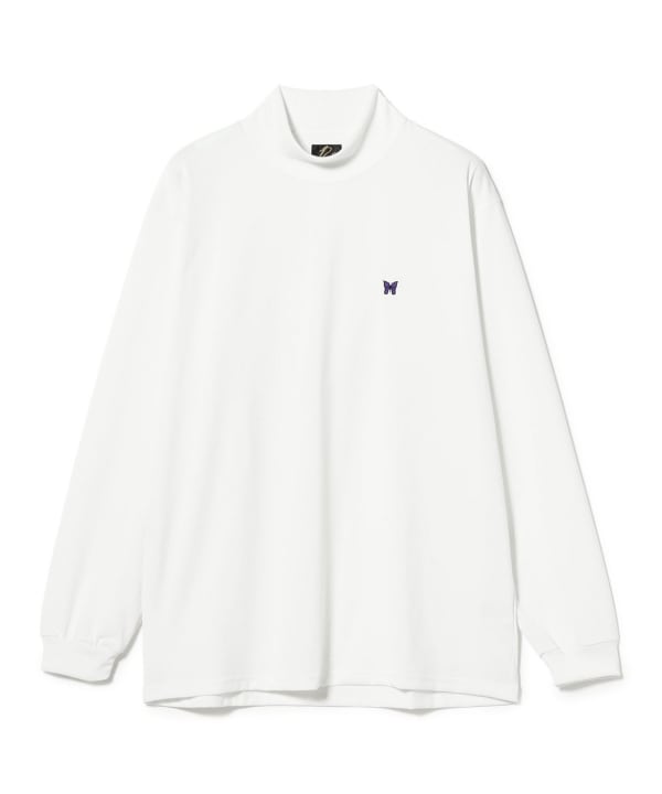 NEEDLES / Long Sleeve Mock Neck Tee - Poly Jersey
