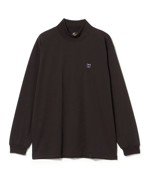 NEEDLES / Long Sleeve Mock Neck Tee - Poly Jersey