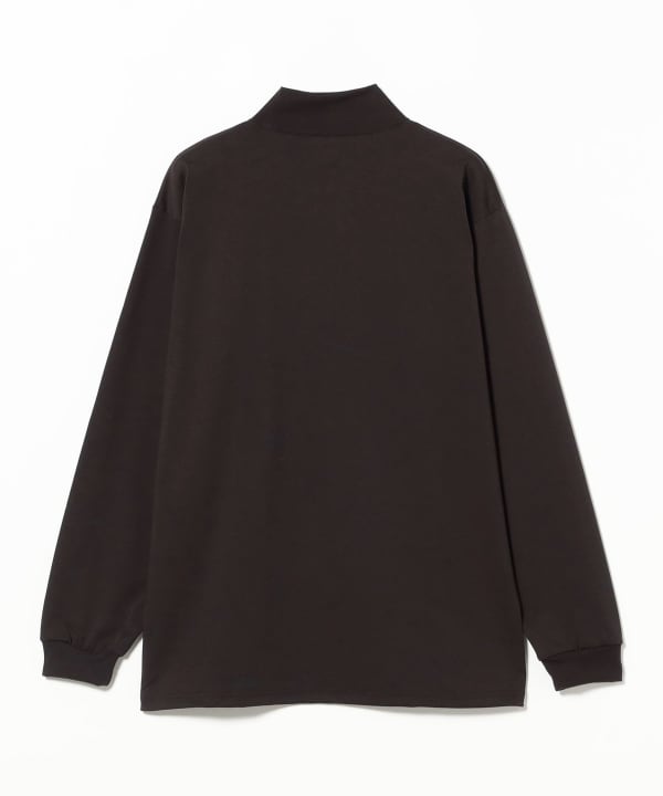 NEEDLES / Long Sleeve Mock Neck Tee - Poly Jersey