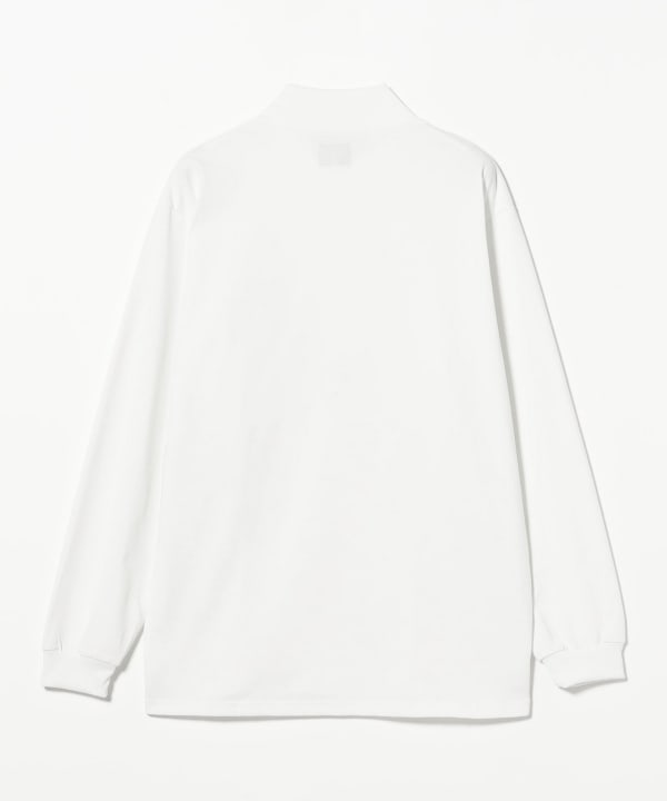 NEEDLES / Long Sleeve Mock Neck Tee - Poly Jersey
