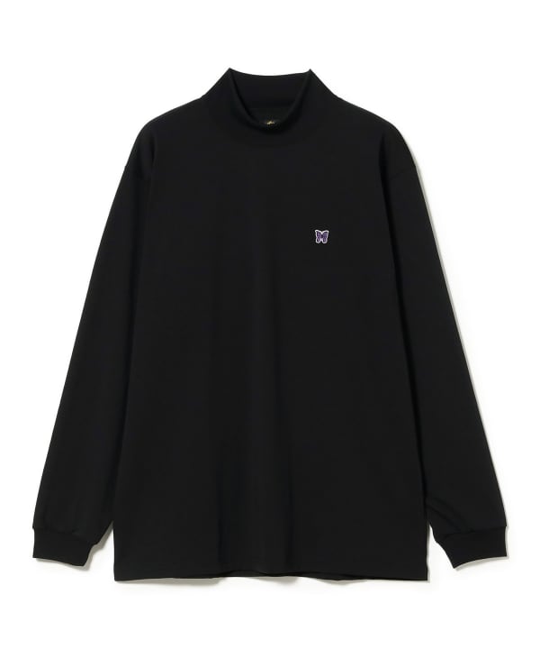 NEEDLES / Long Sleeve Mock Neck Tee - Poly Jersey
