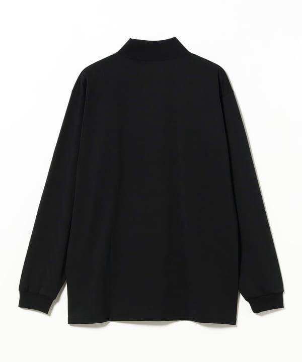 NEEDLES / Long Sleeve Mock Neck Tee - Poly Jersey