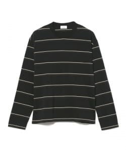 UNUSED / Long sleeve border t-shirt