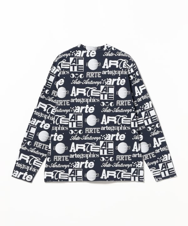 Arte Antwerp / オールオーバーロゴ ロングスリーブ Tシャツ