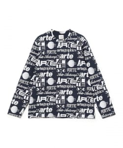 Arte Antwerp / オールオーバーロゴ ロングスリーブ Tシャツ