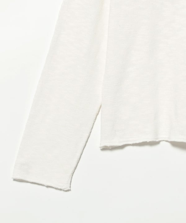 FUTURE ARCHIVE / SLUB HENLEY NECK TEE