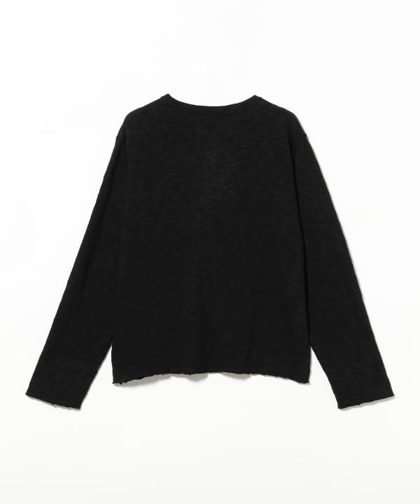FUTURE ARCHIVE / SLUB HENLEY NECK TEE