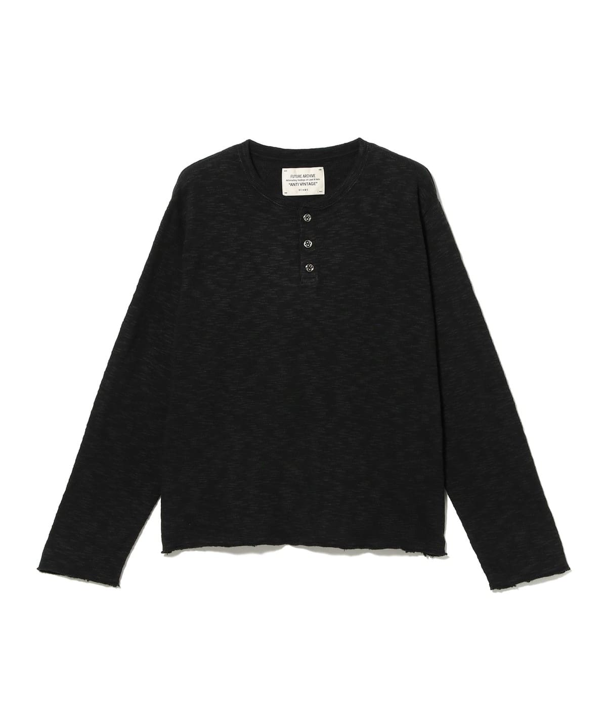 トップス FUTURE ARCHIVE SLUB HENLEY NECK TEE BEAMS（ビームス）FUTURE ARCHIVE / SLUB HENLEY NECK TEE（Tシャツ