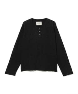FUTURE ARCHIVE / SLUB HENLEY NECK TEE