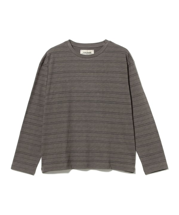 FUTURE ARCHIVE / SLUB BORDER LONG SLEEVE TEE
