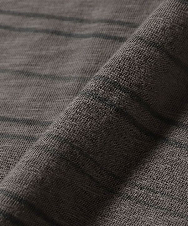 FUTURE ARCHIVE / SLUB BORDER LONG SLEEVE TEE