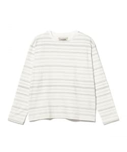 FUTURE ARCHIVE / SLUB BORDER LONG SLEEVE TEE