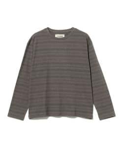 FUTURE ARCHIVE / SLUB BORDER LONG SLEEVE TEE