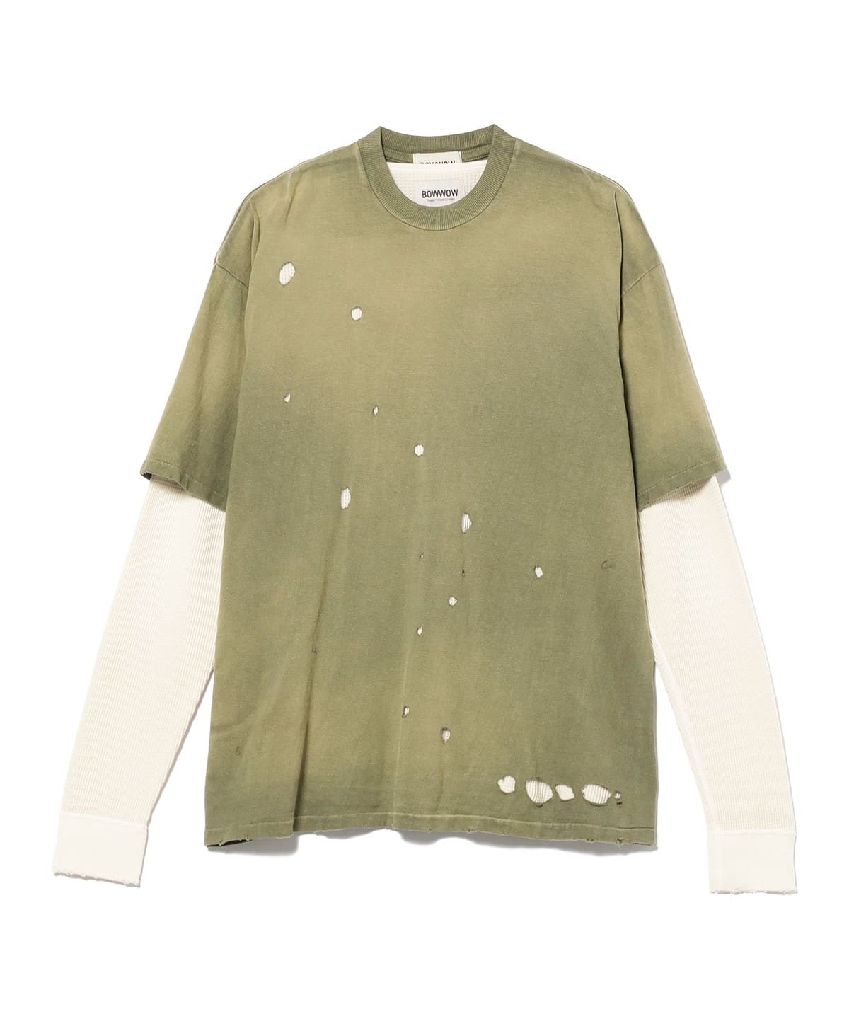 BEAMS（ビームス）【別注】BOW WOW / Thermal Layered T-shirt（T