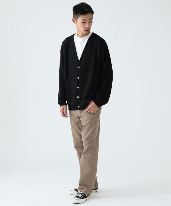 BEAMS [BEAMS] BEAMS / Polyester easy knit cardigan (tops cardigan 