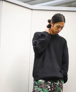 BEAMS / 5ゲージ ルーズ ワッフルニット